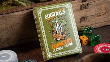 Murphys Magic Supplies, Inc. Chancers V3 Green Marked Playing Cards by Good Pals