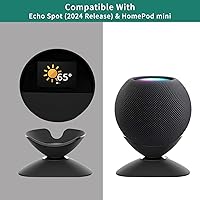 Vista 2 de Soporte para Echo Spot (versión 2024), soporte de montaje ajustable compatible con HomePod mini