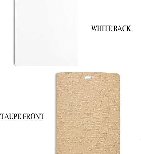 Miniatura 9 de DALIX Rainforest - Listones de textura vertical blanca para ventana, 70.5, paquete de 5 unidades