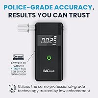 Vista 2 de BACtrack Alcoholímetro Scout Precisión de grado profesional Cumple con DOT y NHTSA Probador portátil de alcohol en el aliento para uso