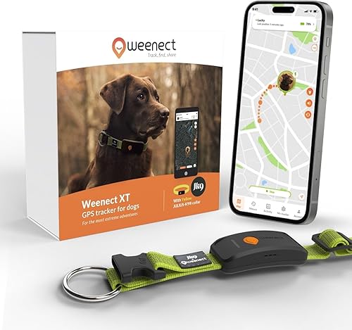Miniatura 10 de Weenect Dog XT - Nuevo collar GPS para perros | Antena XL | Impermeable | Collar Julius-K9 integrado ultra duradero | Requiere suscripción