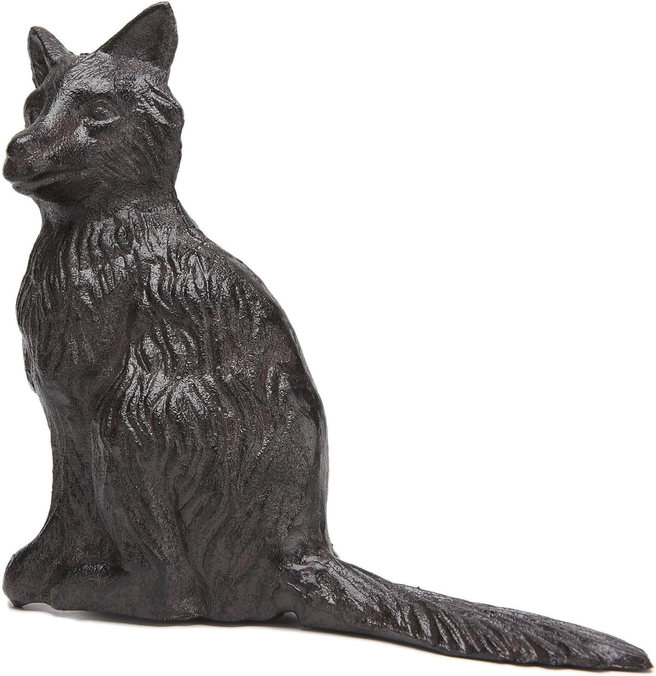 BRASSTAR Cast Iron Animal Door Stopper Fox Shape Heavy Duty Door Window Holder Home Office Shop Farm Manor Decoration Utility Tool TQGJPT515