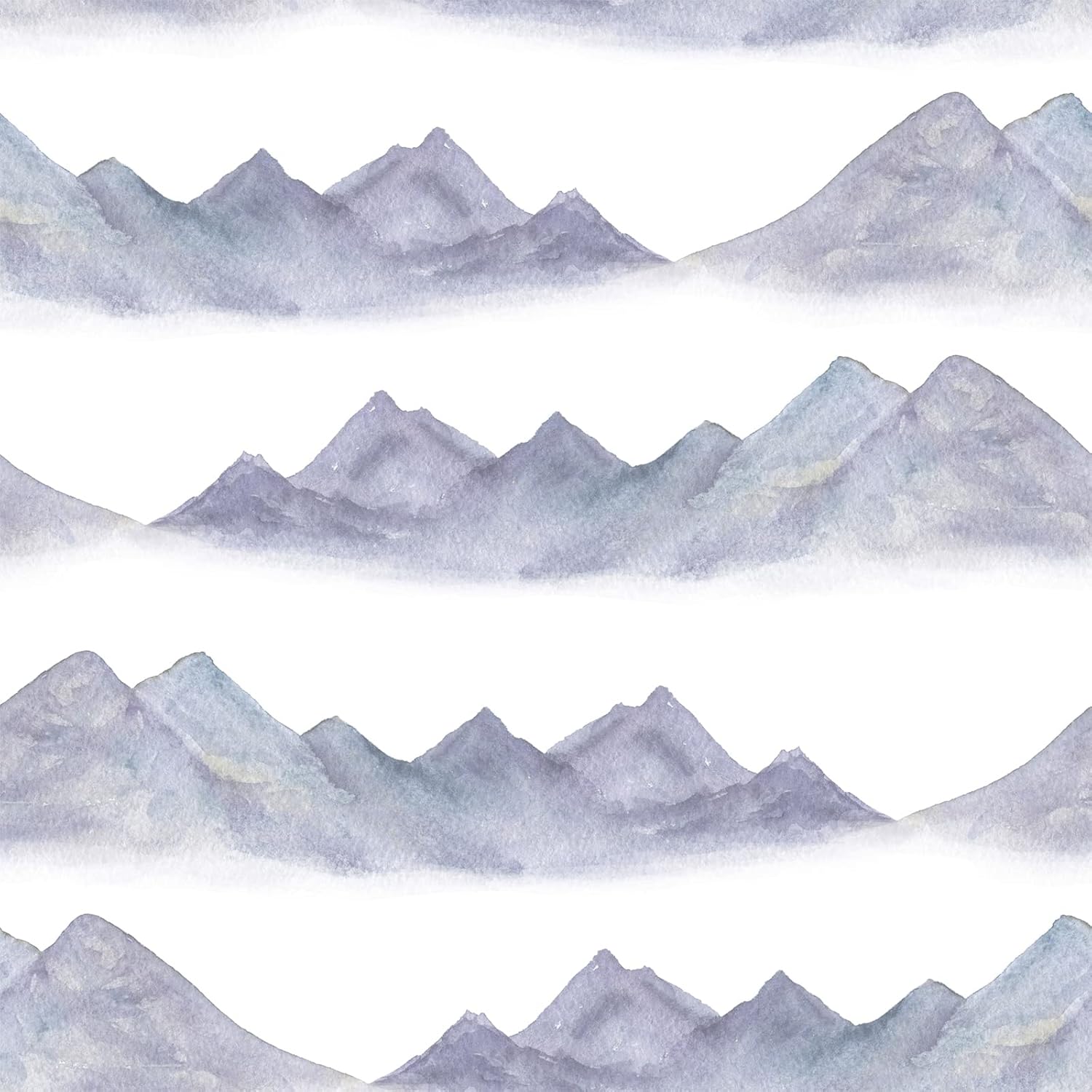 ReWallpaper Watercolor Mountain Wallpaper Mural Art Calm Peel and Stick