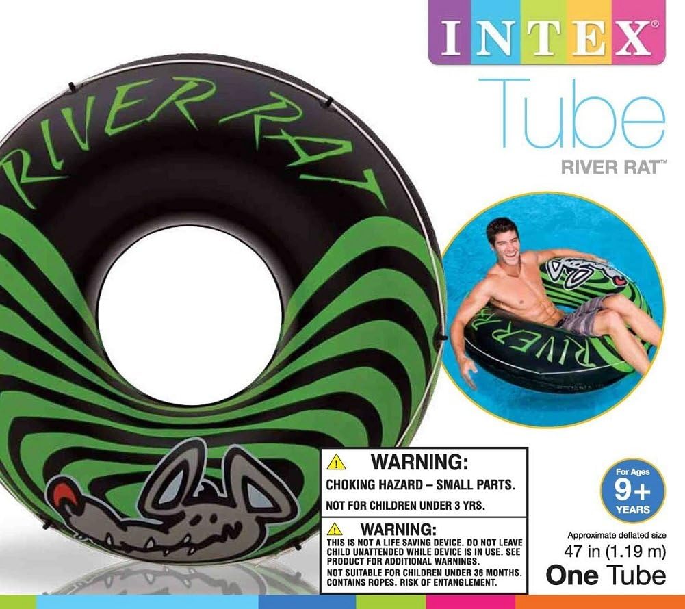 Intex River Rat Tube Pool Float 6-Pack
