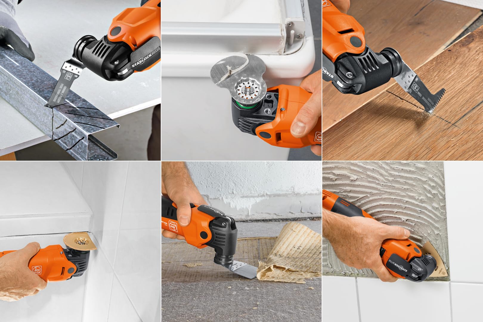 Fein Best of Starlock Renovation Zubehör-Set (26-teilig, für Multitools, Aufnahme Starlock, inkl. Sägeblätter/Raspel/Spachtel/Schneidmesser usw.) 35222967060