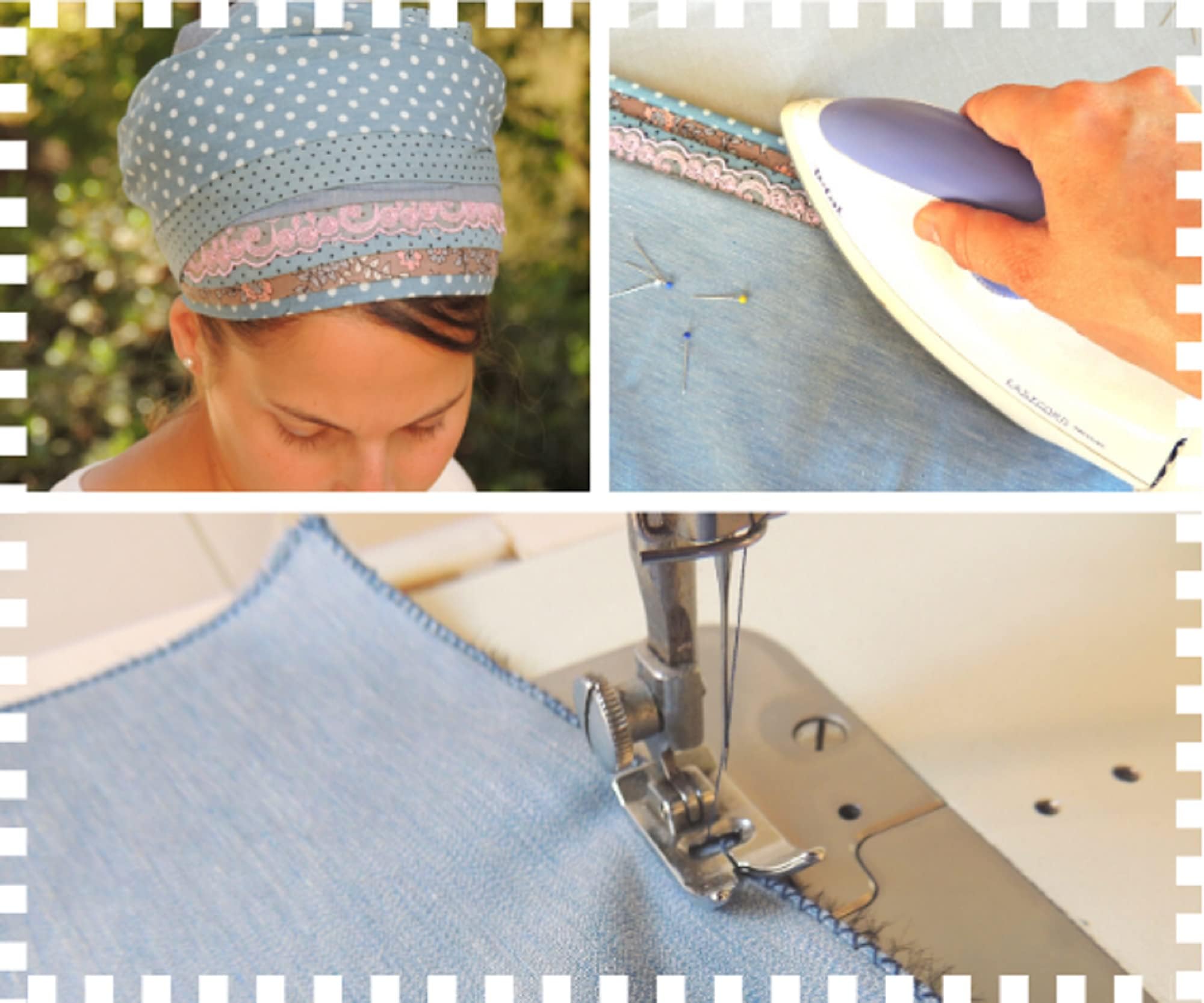 How To Sew your Sinar Apron Tichel PATTERN EMAIL DIGITAL DOWNLOAD Sewing Head Covering Pattern Headscarf PDF Pattern …