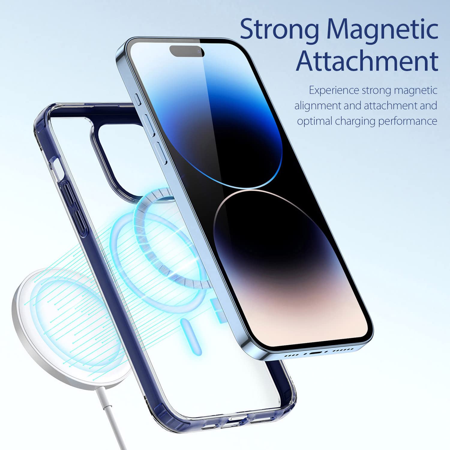 Amazon.co.jp: iPhone 14 Pro Max用 クリアケース MagSafe充電対応