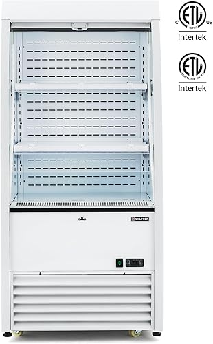 Vista 48 de Wilprep Refrigerador comercial, 22.4 pies cúbicos Refrigerador vertical con pantalla de bebidas con iluminación LED, enfriador comercial de puerta