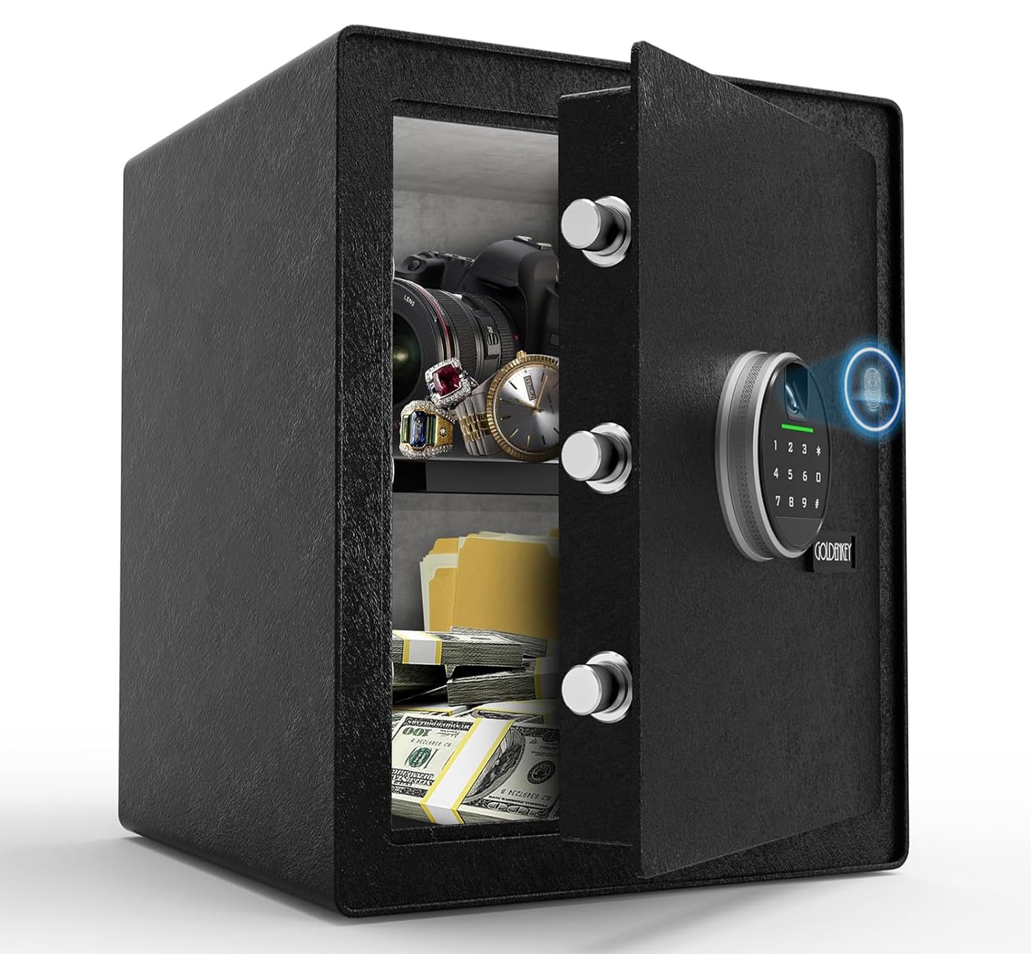 タルコフ　鍵付き金庫　HomCom Biometric Safe Box Biometric Safe with Fingerprint Lock and Code,Strong Steel Digital