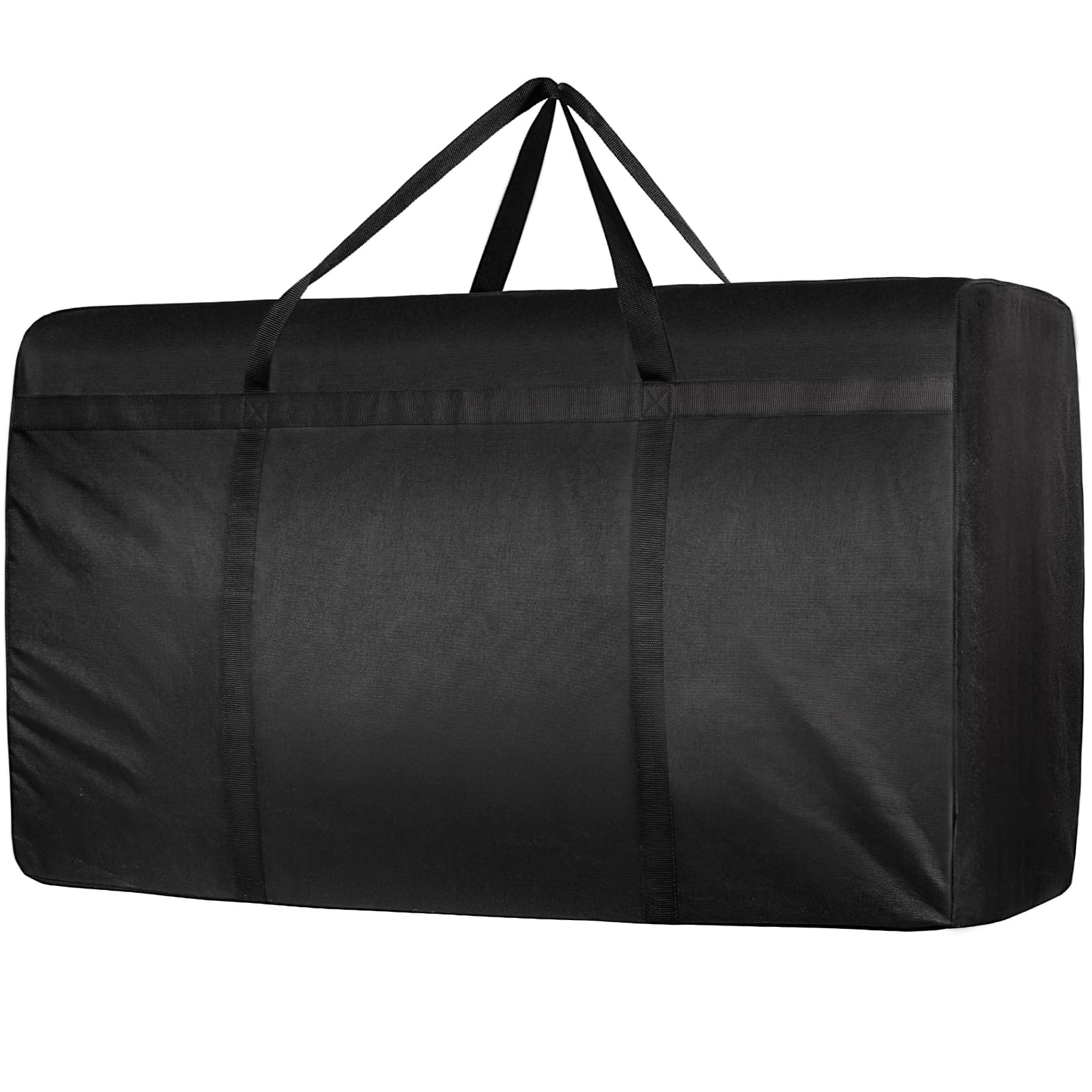 Lifewit Extra Large Storage Duffle Bag for Travel, duża składana torba ze wzmocnionymi uchwytami na ubrania, oszczędzająca miejsce, duża torba do przechowywania z zamkiem błyskawicznym, 180 l, czarna