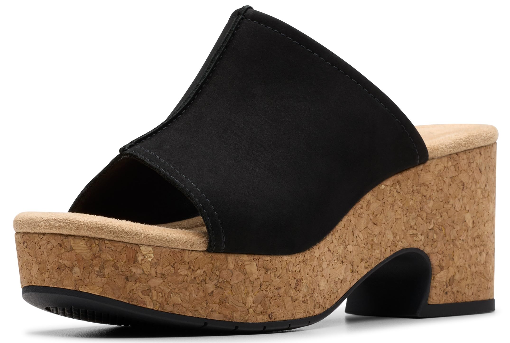 Clarks Women's Nerisa Vine Cork Heeled Sandal