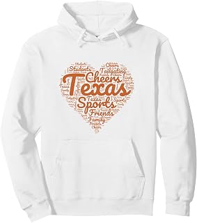 Texas USA State Sports Gifts America Students Men Women Kids Pullover Hoodie
