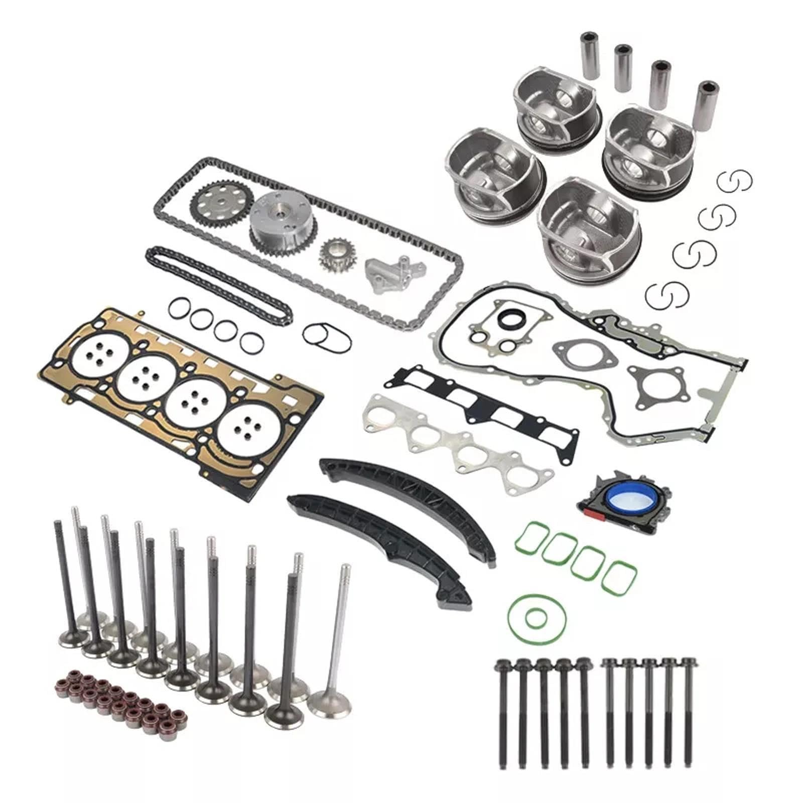Kit Di Riparazione Motore, Pistoni, Catena Distribuzione STD, Guarnizioni Della Testata Per A3 A1 CC 1.4 TSI Kit catena bilanciamento
