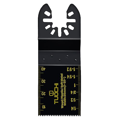 Miniatura 6 de OHROS 24 hojas de sierra oscilantes de titanio, cuchillas multiherramienta universales profesionales para madera, plásticos, ajuste de metal, Dewalt