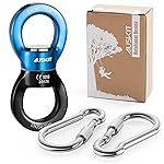 AusKit, Black Blue Swing Swivel, 35 KN Safest Rotational Device Hanging Accessory
