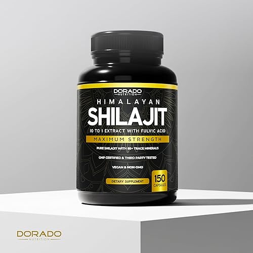 Miniatura 5 de Cápsulas de Shilajit con más de 85 oligoelementos (Suministro para 75 días, 1000mg de extracto por porción) Shilajit del Himalaya para hombres y
