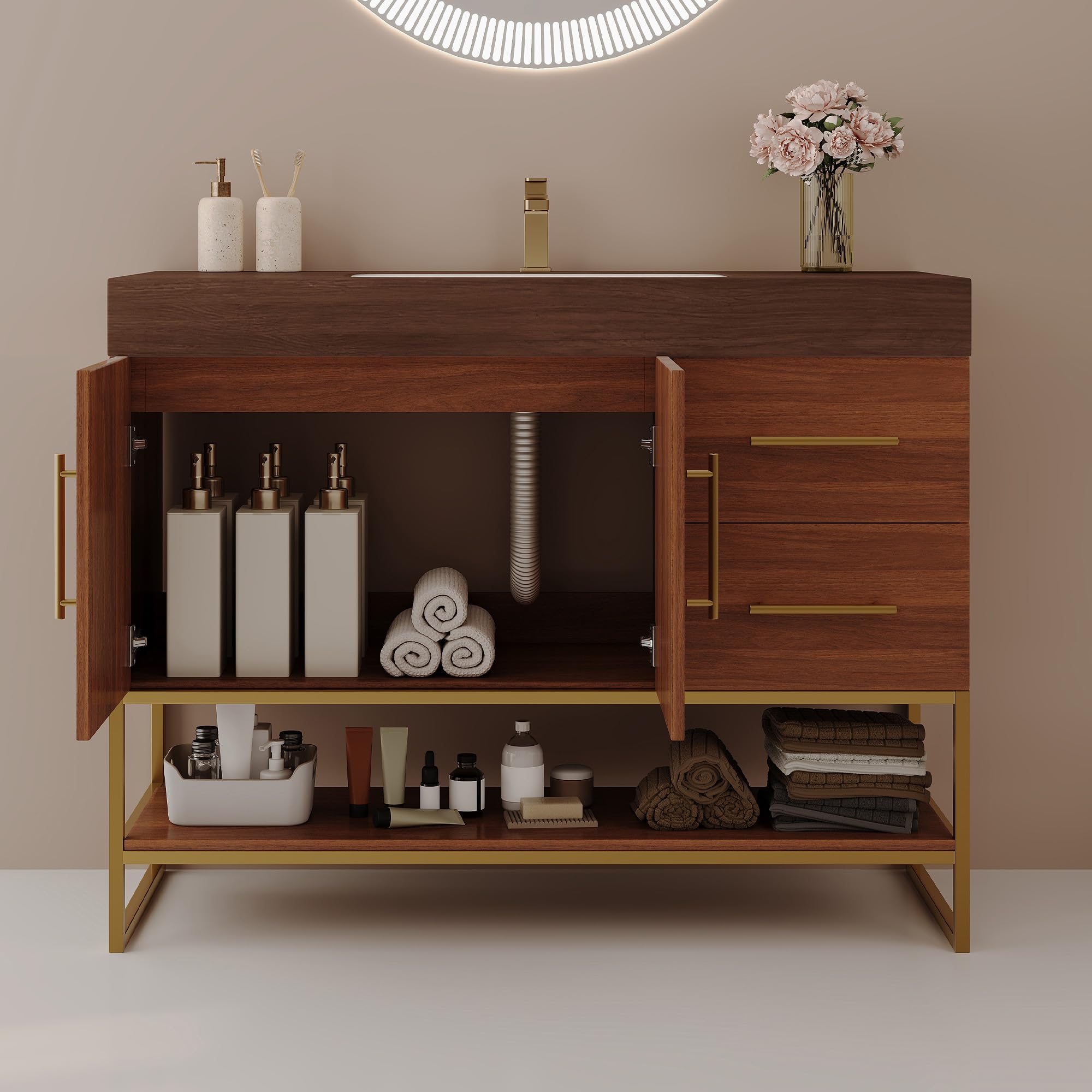 Glintee 36 Vanity with Ceramic Sink