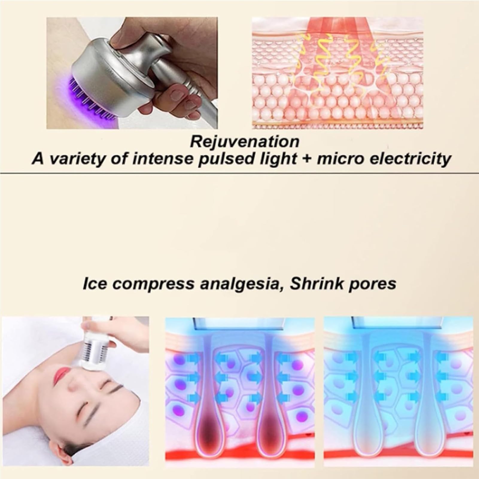 6 in 1 Macchina per Cavitazione, 40K Anticellulite Macchinario Massaggiatore Cellulite Rassodanti e Tonificanti per Il Corpo Massaggiatore per Cellulite, per Braccia, Vita, Coscia, Anca e