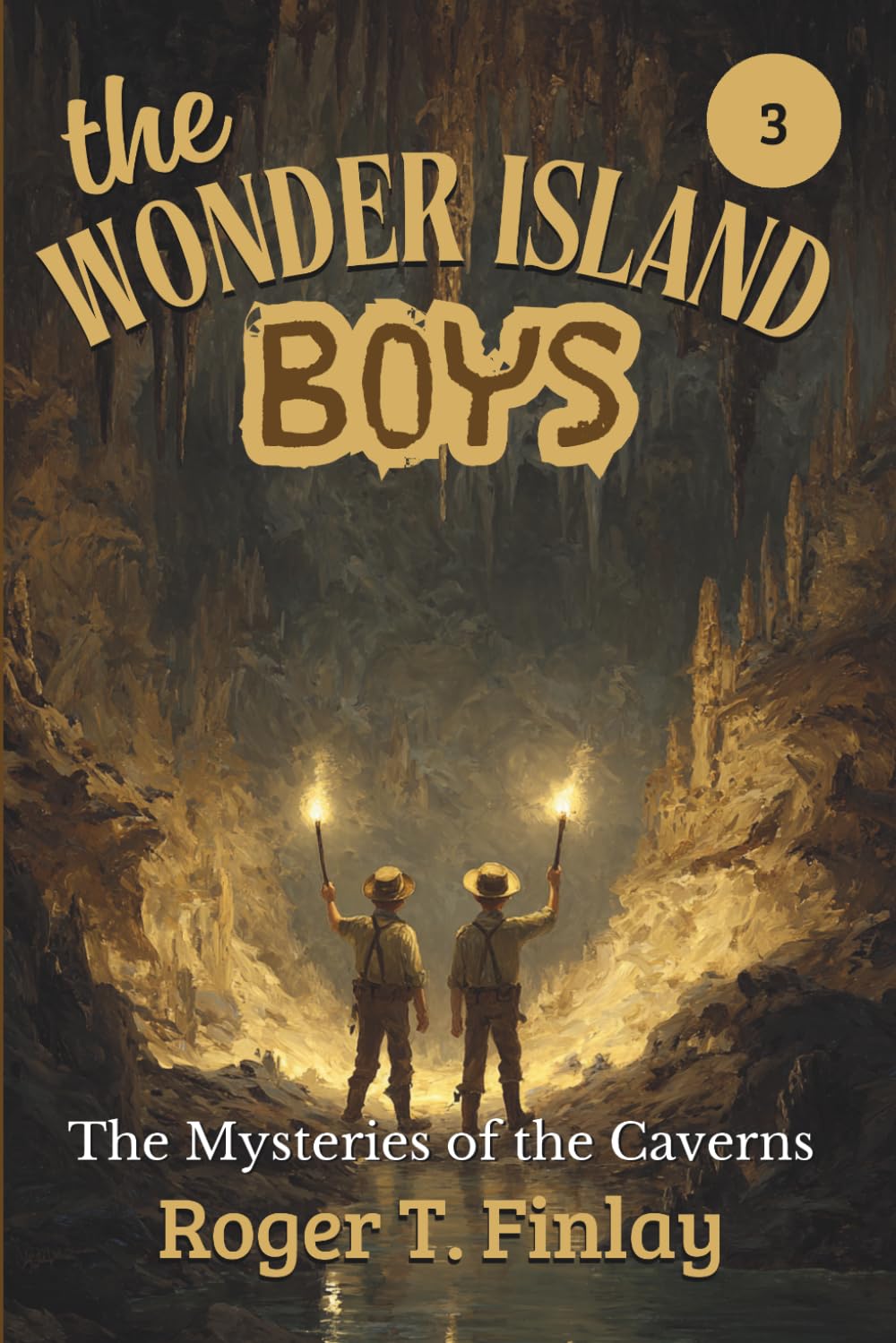 The Wonder Island Boys: The Mysteries of the Caverns (Annotated)