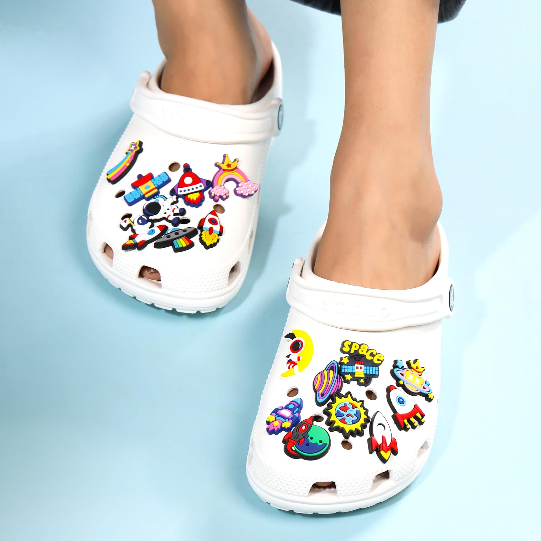 Shoe Charms for Teens Assorted Decor Clogs Pack of 20 Pcs