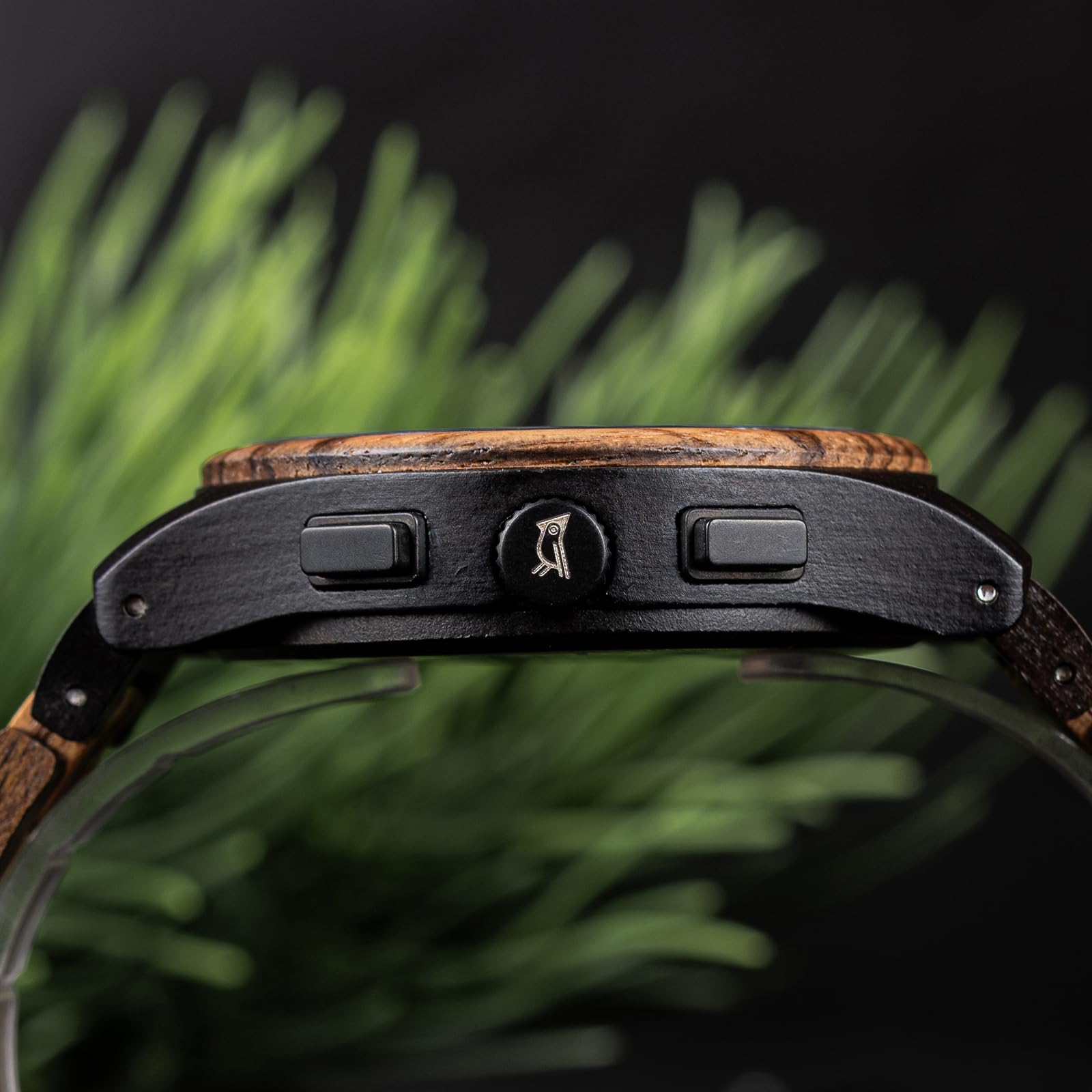 BOBO BIRD Herren Holz Chronograph Uhr - Handgefertigte Multifunktions-Quarz-Armbanduhr, leicht & stilvoll, ideal für Business & Freizeit, tolle Geschenkidee