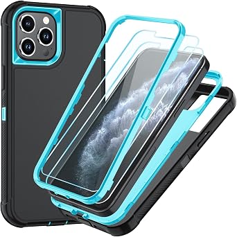 SunStory 3 in 1 for iPhone 11 Pro Case with Screen Protector