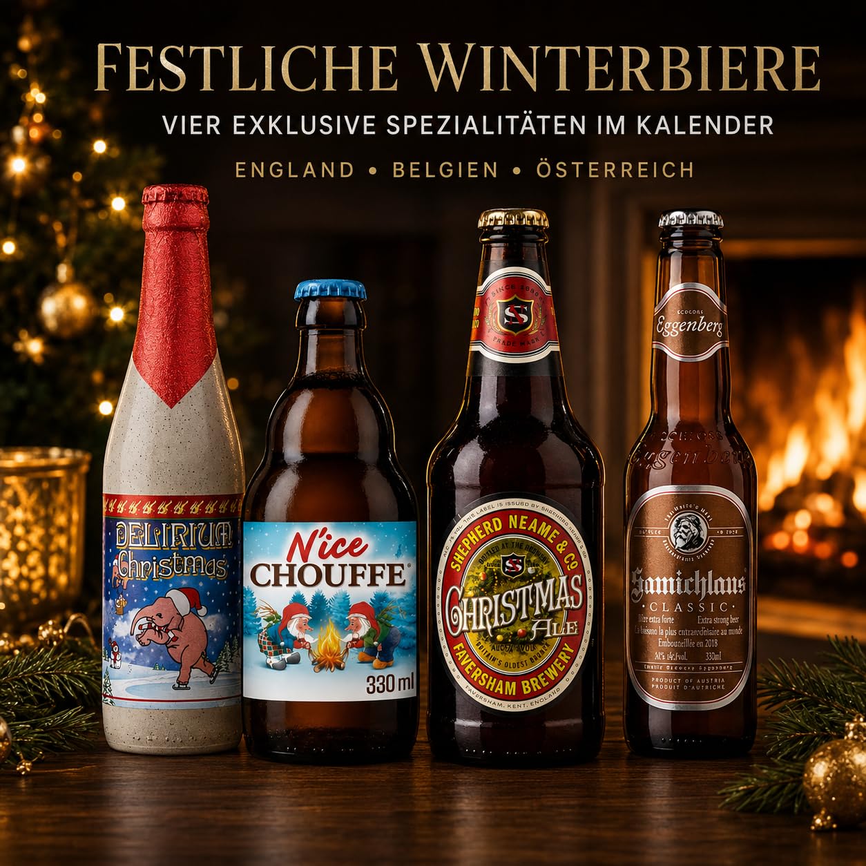 Internationaler Bier Weihnachtskalender Adventskalender 24 Biere