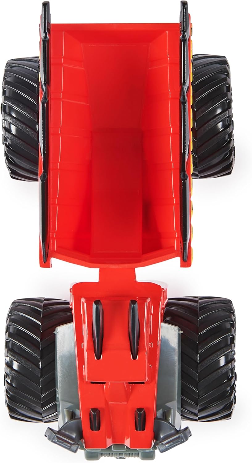 Monster Jam, Official Axel Dirt Squad Dump Truck Monster Truck with Moving Parts, 1:64 Scale Die-Cast Vehicle Toys for Boys 3+