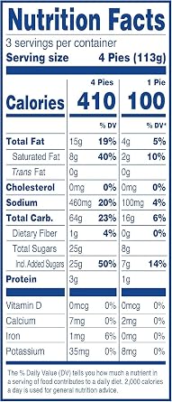 Hostes Snack Size Fruit Pies, Apple, 12 Count