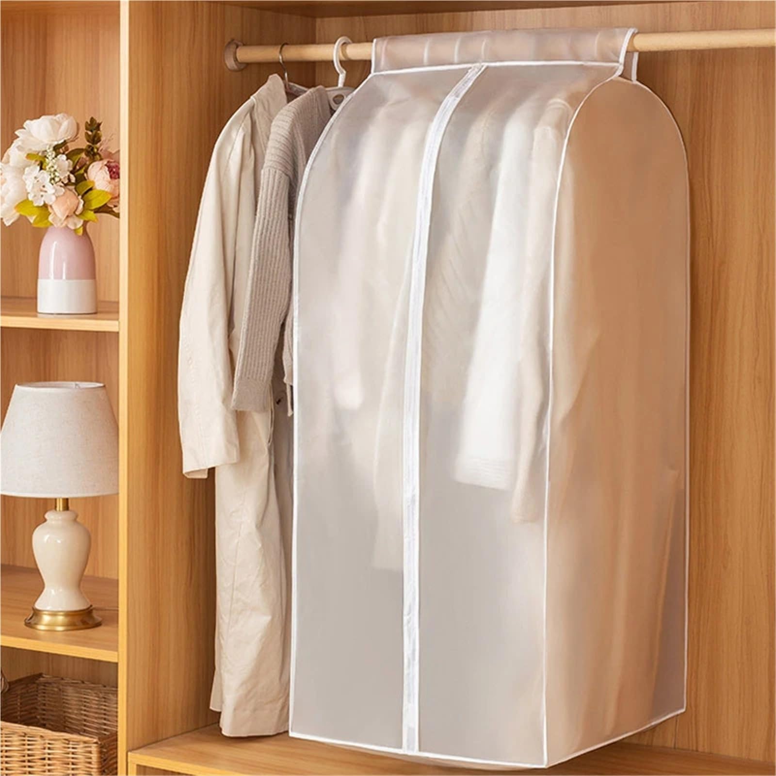 1pc Kleidung Staub Abdeckung Kleiderschrank Hängen Fenster Tuch Haushalt Hängende Tasche Zur Aufbewahrung von Kleidung(50x80x120cm)