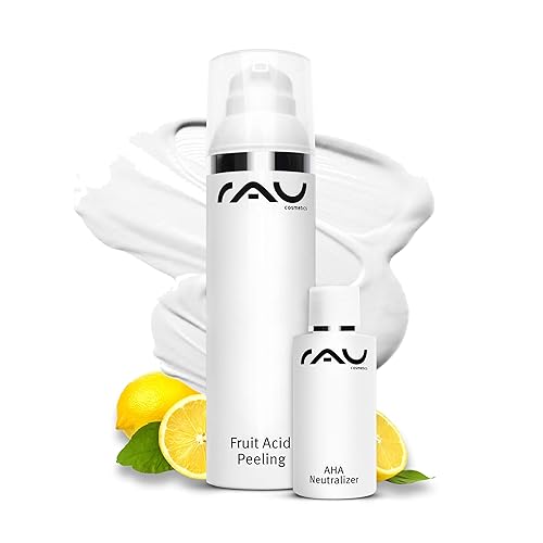 RAU Peeling con ácido de frutas (3.38 onzas líquidas) - Peeling con ácidos de frutas (AHA, BHA, PHA) - Ideal para pieles maduras, impuras, pálidas o