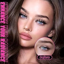 Veleasha Lashes 3D Fluffy False Eyelashes 10 Pairs Soft Faux Mink Lashes Lightweight Fake Eyelashes Wispy False Lashes Kit with Lash Glue and Lash Tweezers Handmade Strip Lashes (3D07 Kit)