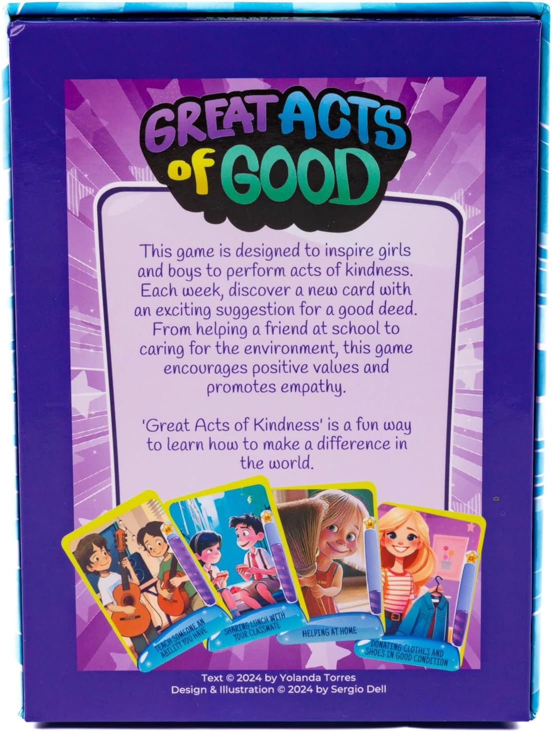 | 52-Piece Flash Cards for Kids | Includes 52 Good Deeds to do at Home, School, and in The Community | Available in English.