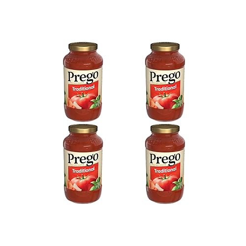 Prego Salsa tradicional para pasta, tarro de 24 onzas (paquete de 4)