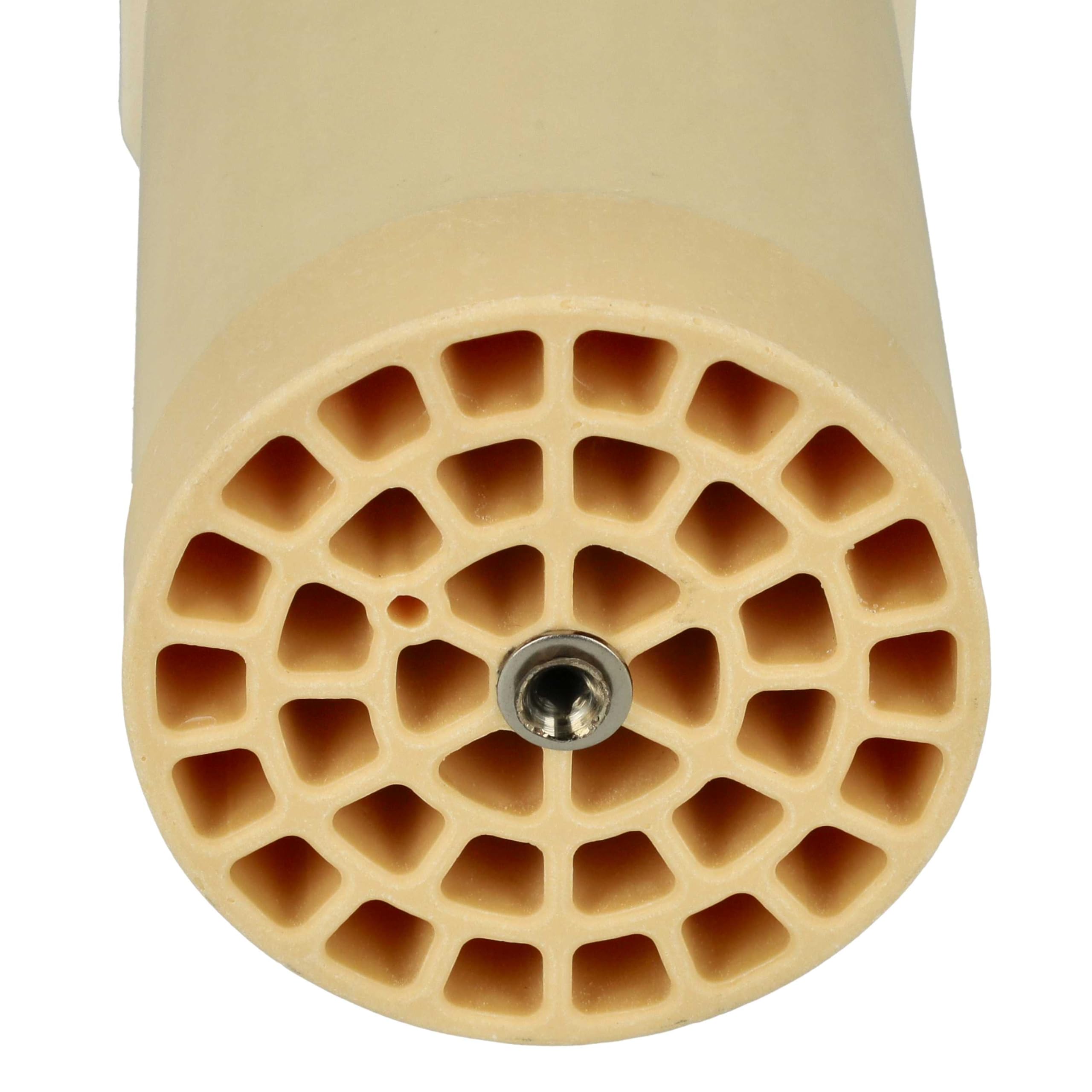 vhbw 2 x element grzejny kompatybilny z Leister Weldplast 600, Mistral 6 System pistolet spawalniczy na gorące powietrze - 3300 W, ceramiczny rdzeń grzewczy, 4,4 x 8,6 cm