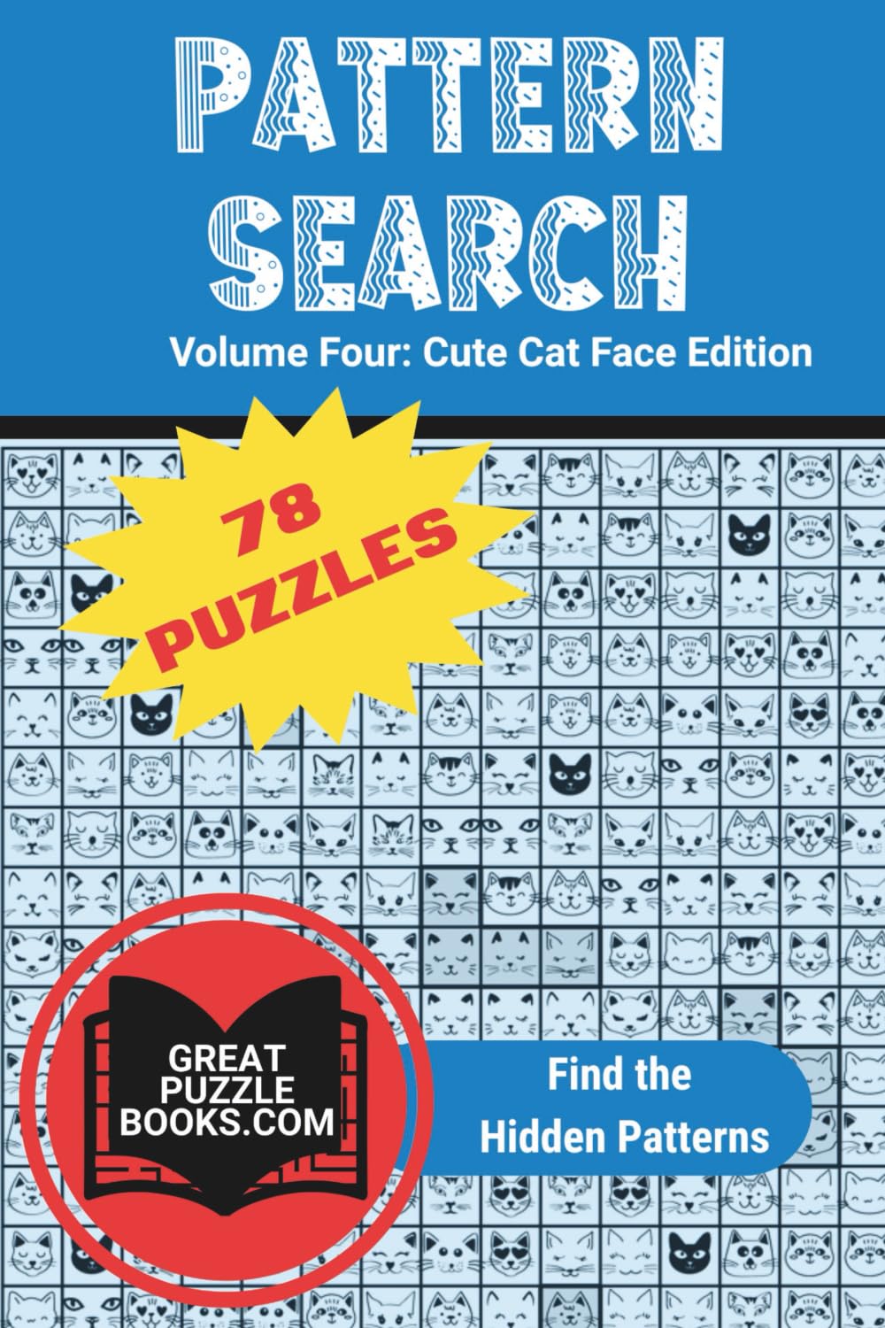 Pattern Search: Volume Four: Cute Cat Face Edition