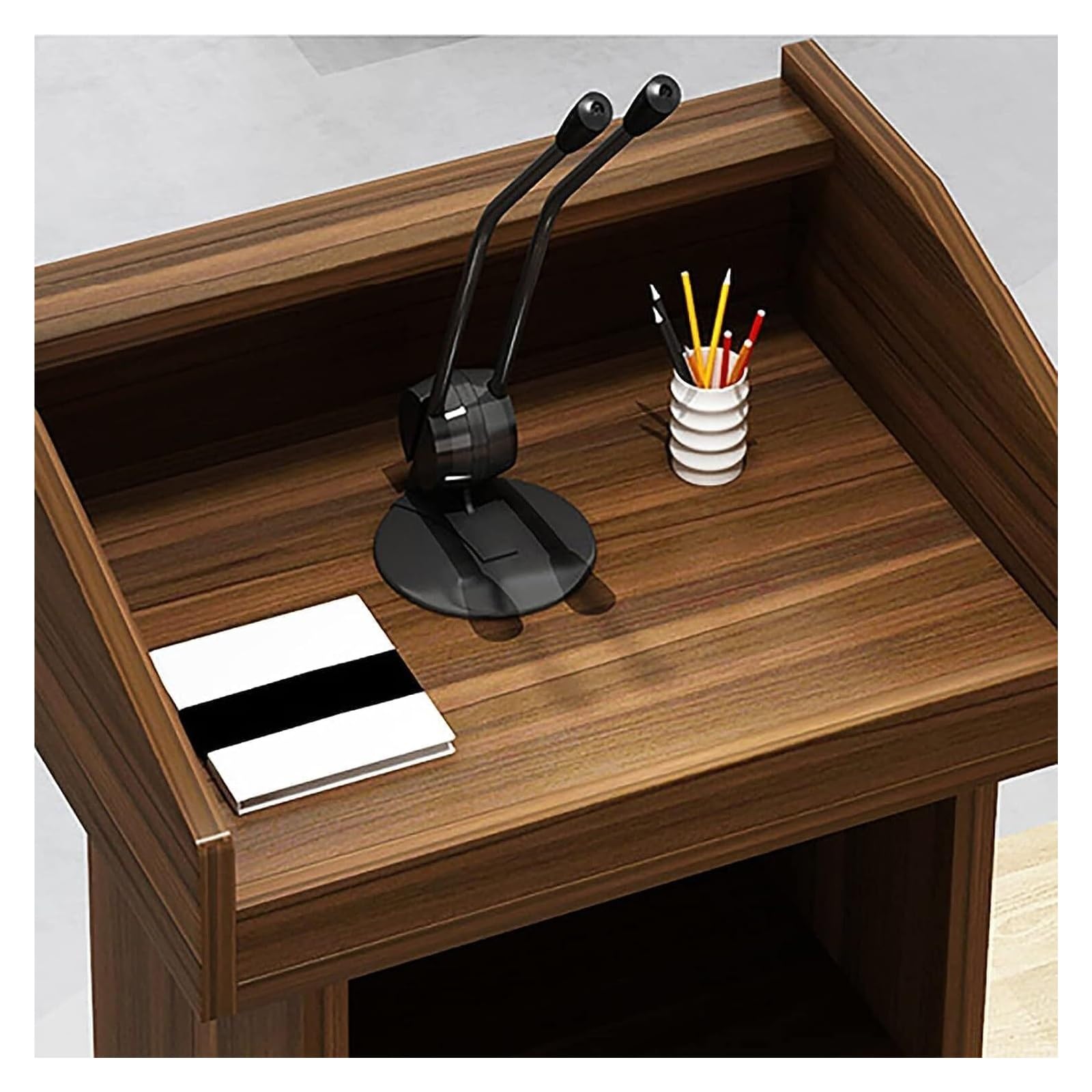 Pupitre De Pupitre Debout Pour églises, Bureau De Bienvenue, Pupitre De Présentation Pour écoles, Couleur Bois, 60 X 40 X 110 Cm (couleur Bois 60 X 40