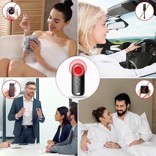 Miniatura 5 de Brathird Detectores de cámara oculta Detector anti espía Dispositivos ocultos Cámara espía Detector de errores, Protector de privacidad, Detector de