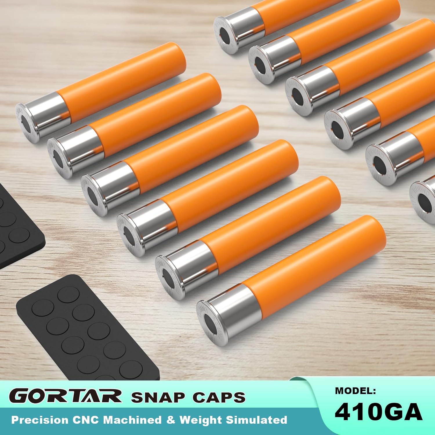 GORTAR Snap Caps Training Dummy Rounds Practice Safe Loading Firing Close to Real Weight