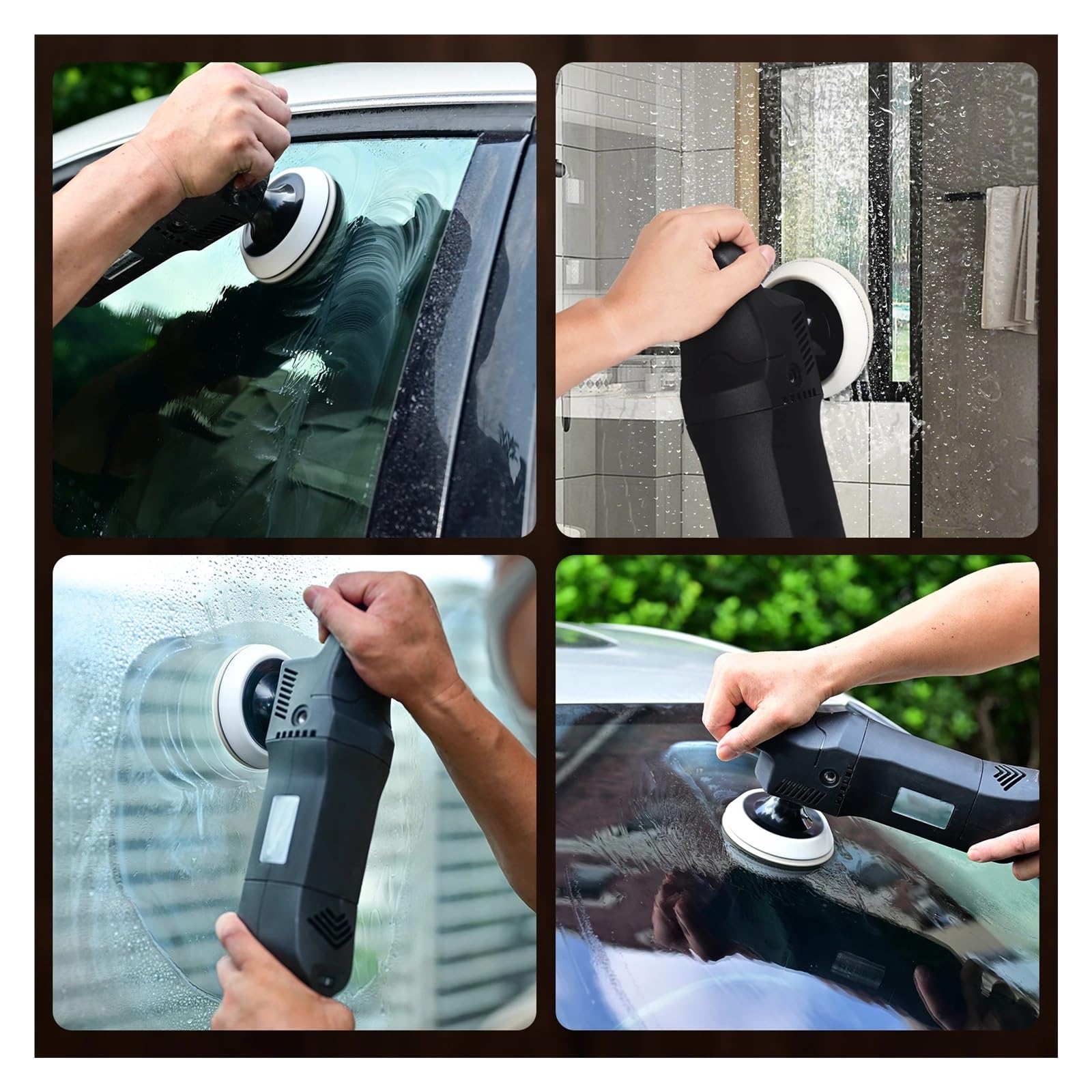 NUOVO Tampone Lucidante In Lana Di Ossido Di Cerio 1 Pz For La Rimozione Di Macchie D'acqua, Alcali, Acidi E Brina Sul Vetro.(2 inch)