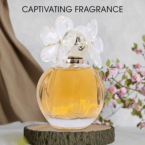 Miniatura 2 de NovoGlow DAICY POUR FEMME - Eau de Parfum en espray para mujer, conjunto diario casual de colonia con bolsa de gamuza de lujo, bayas silvestres