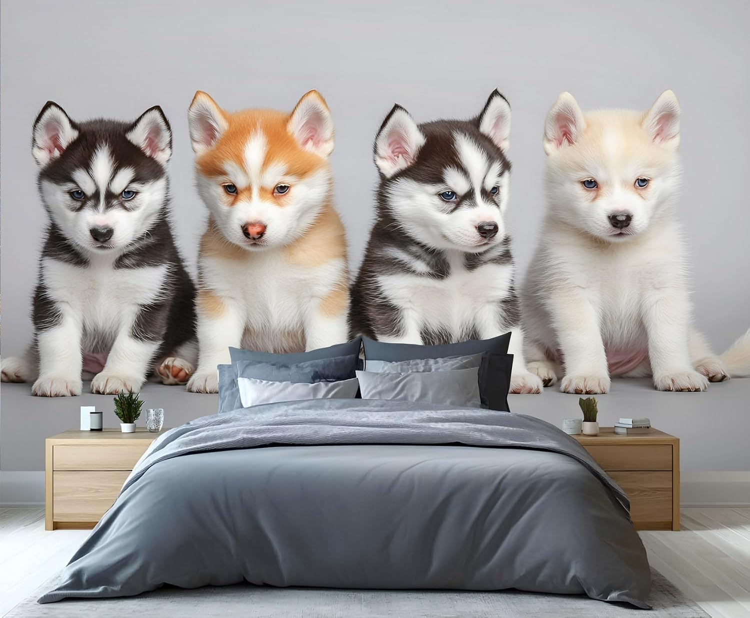Cat Wallpaper, Animals Bedroom Wallpaper, Cat Lover Mural Wallpapers & Home Decor, Non-Self-Adhesive Custom Murals for Living Room 103" x 69 "
