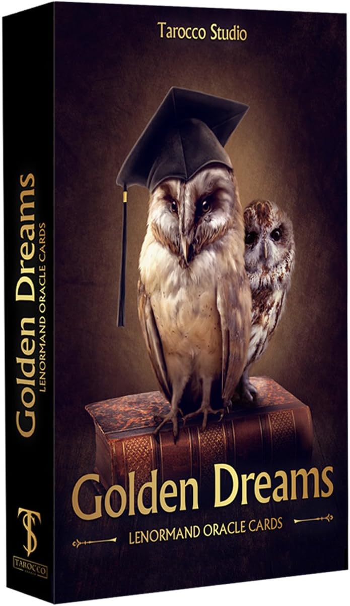 Oracle “Golden Dreams” Lenormand deck 44 cards & guidebook