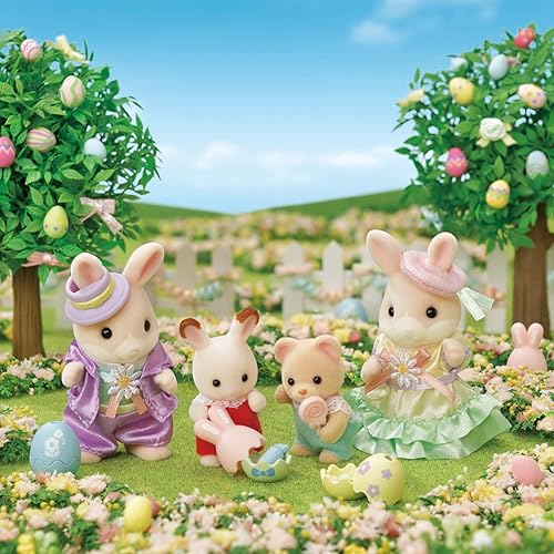 Miniatura 3 de Calico Critters Juego de celebración de Pascua edición limitada con 2 figuras y accesorios