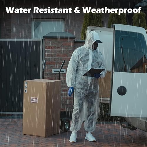 Miniatura 7 de LLPT Cinta adhesiva de papel kraft de 1.97 pulgadas x 110 yardas, 1 paquete de cinta Kraft reforzada de fibra de vidrio activada por agua, cinta de