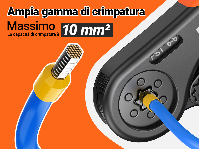 Pinza Crimpatrice Preciva A Cricchetto - Professionale E Autoregolante - Foto 6
