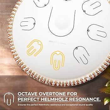 Amazon.com: MOOZICA Steel Handpan Tongue Drum, 14 Inches 17 Notes