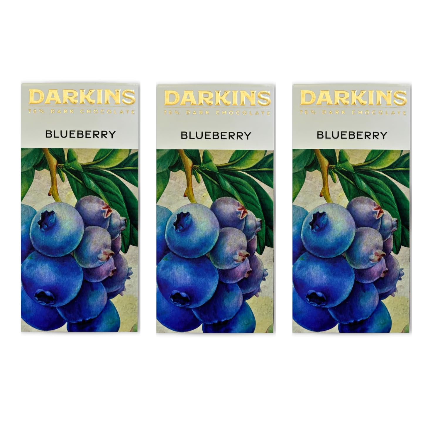 DARKINS Dark Chocolates | 70% Dark Chocolate with Blueberries | Dark Chocolate Bar | Dark Chocolate | Gluten-Free Chocolate | Vegan | Natural | 50g Each Pack of 3 (B08L4M9CF4) Amazon Price History, Amazon Price Tracker