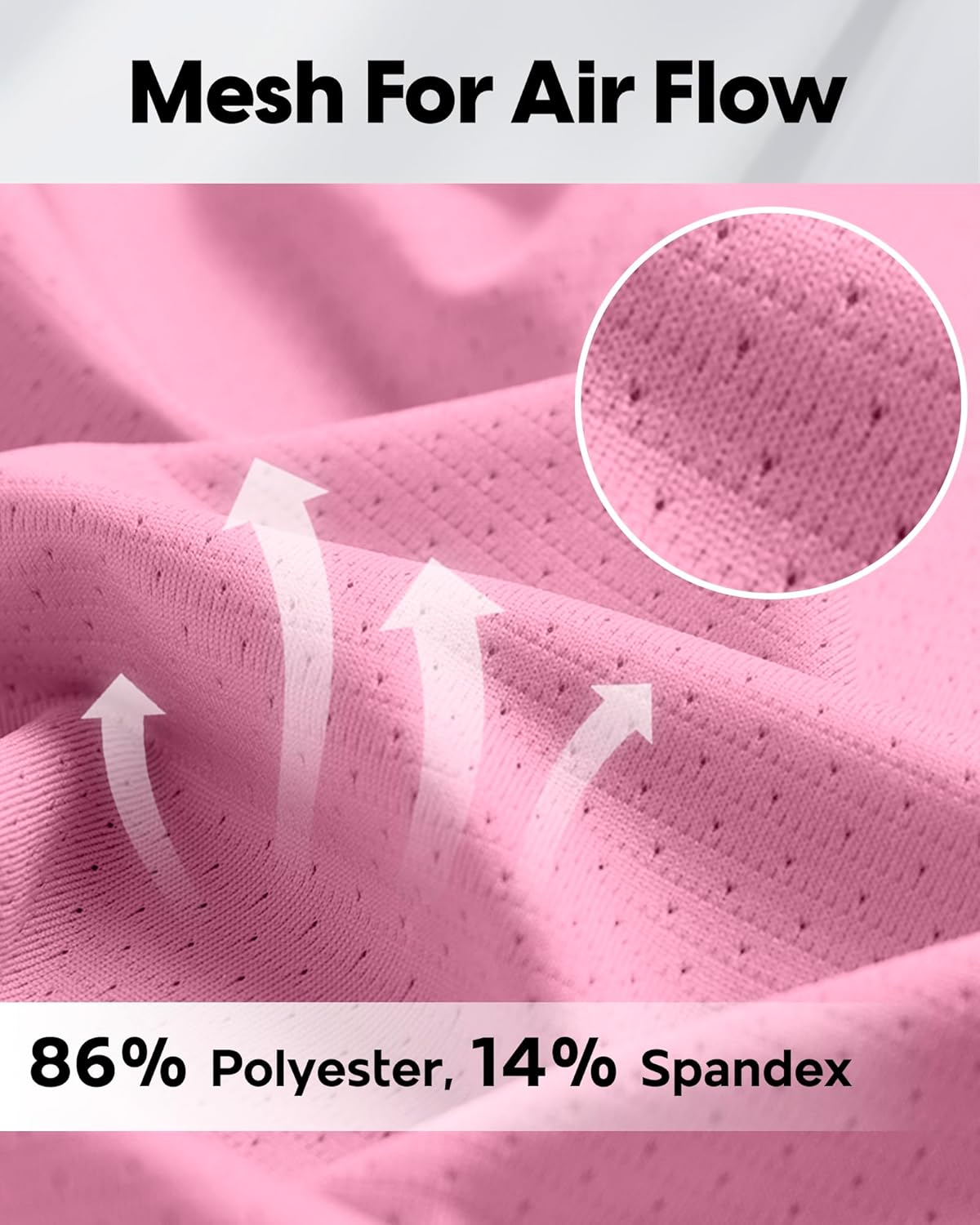 maamgic Mens 2 in 1 Running Shorts, 5" Gym Short with Zip Pockets, Quick Dry Workout Athletic Shorts for Men - Image 5