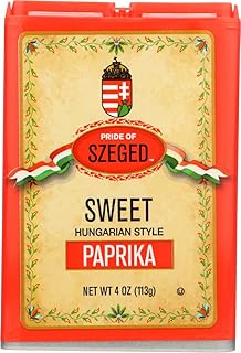 Szeged Seasoning Sweet Paprika-4 Ounce Containers, Case of 6